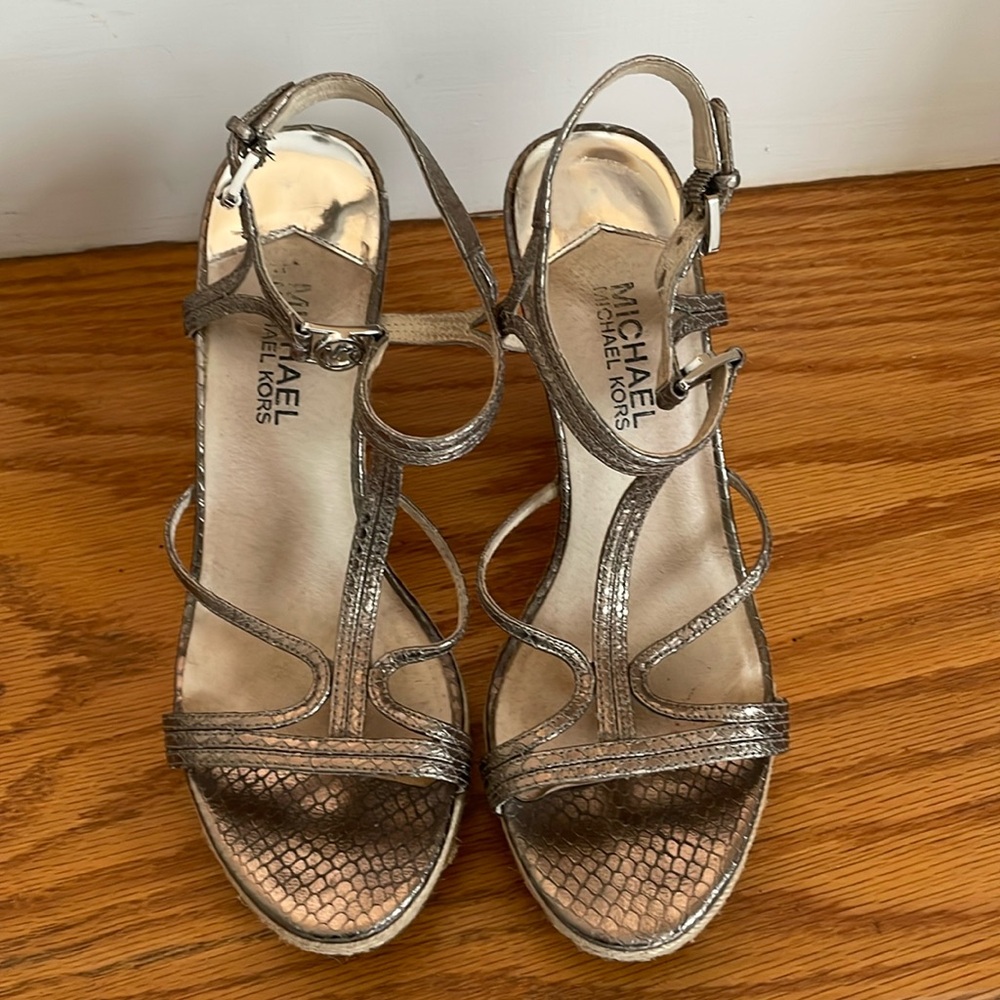 Michael Kors Silver Sandals